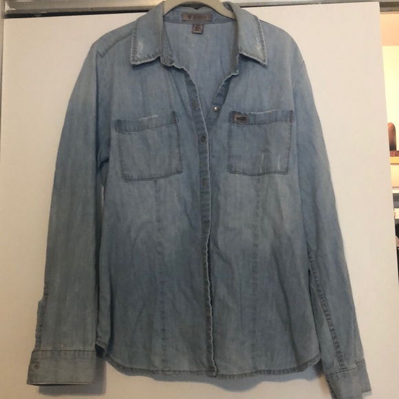 Long sleeve Guess denim shirt - Picture 1 of 4